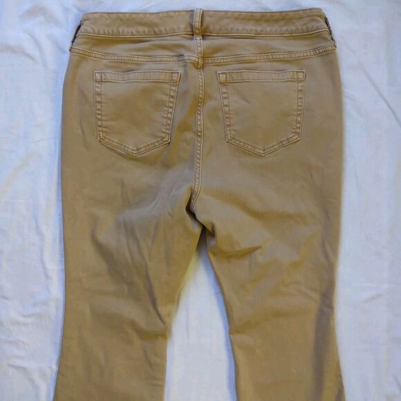 Torrid Perfect Slim Boot Super Soft Khaki Tan Jeans Stretch Women's Size 12R - Picture 9 of 11